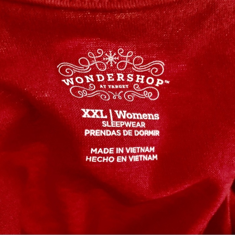 🌟5/$10 Wondershop women's NWT XXL Feliz Navidad women’s t shirt - Picture 2 of 4